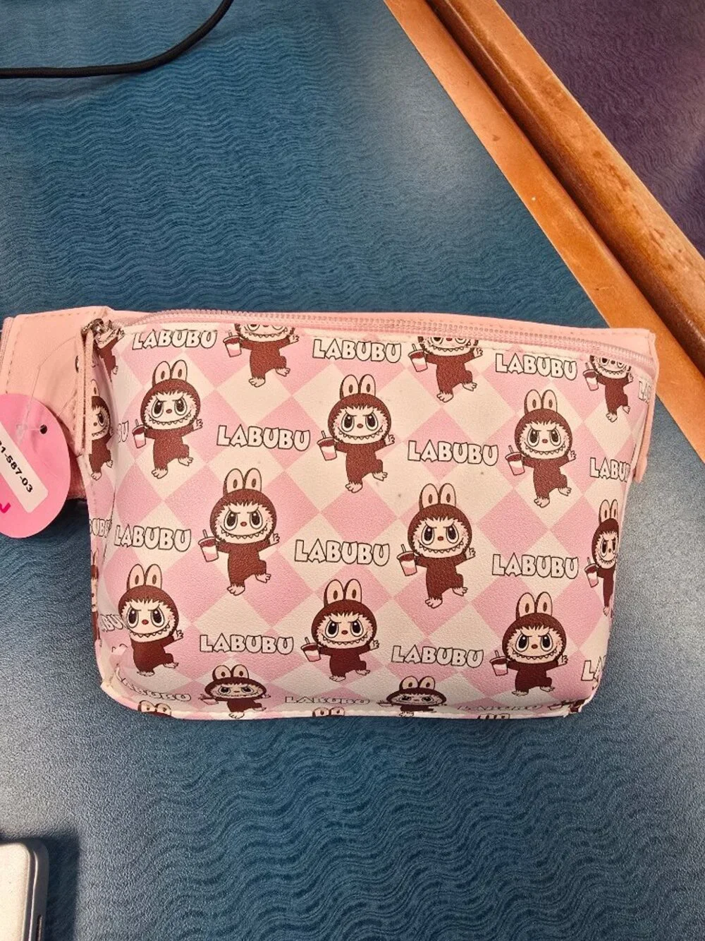 NWT Unofficial Labubu Pink Waistpack